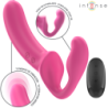 INTENSE - VIBRADOR DOBLE AMY DE 20 CM, ROSA, CON CONTROL REMOTO