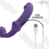 INTENSE - VIBRADOR DOBLE JILL DE 20 CM, COLOR MORADO, CON CONTROL REMOTO