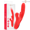 INTENSE - VIBRADOR MULTIFUNCIÓN KAROL EMPUJE Y ESTIMULACIÓN Y ONDAS ESTIMULANTES ROJO