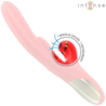 INTENSE - VIBRADOR MULTIFUNCIÓN KAROL EMPUJE Y ESTIMULACIÓN Y ONDAS ESTIMULANTES ROJO