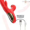INTENSE - VIBRADOR MULTIFUNCIÓN KAROL EMPUJE Y ESTIMULACIÓN Y ONDAS ESTIMULANTES ROJO