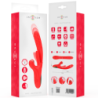 INTENSE - VIBRADOR MULTIFUNCIÓN KAROL EMPUJE Y ESTIMULACIÓN Y ONDAS ESTIMULANTES ROJO