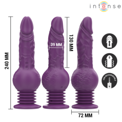 INTENSO - VIBRADOR MULTIFUNCIÓN TATUM CON VIBRACIÓN ARRIBA Y ABAJO 24 CM MORADO