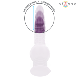 INTENSO - VIBRADOR MULTIFUNCIÓN TATUM CON VIBRACIÓN ARRIBA Y ABAJO 24 CM MORADO