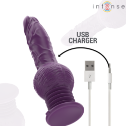 INTENSO - VIBRADOR MULTIFUNCIÓN TATUM CON VIBRACIÓN ARRIBA Y ABAJO 24 CM MORADO