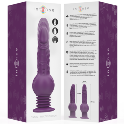 INTENSO - VIBRADOR MULTIFUNCIÓN TATUM CON VIBRACIÓN ARRIBA Y ABAJO 24 CM MORADO
