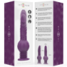 INTENSE - TATUM VIBRADOR MULTIFUNCIÓN CON VIBRACIÓN UP AND DOWN 24 CM MORADO