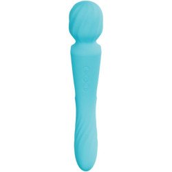 LELO - SWITCH VIBRADOR WANDA ESTIMULACIÓN DOBLE CELESTE
