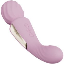 LELO - VIBRADOR CON INTERRUPTOR WANDA DOBLE ESTIMULACIÓN ROSA SUAVE
