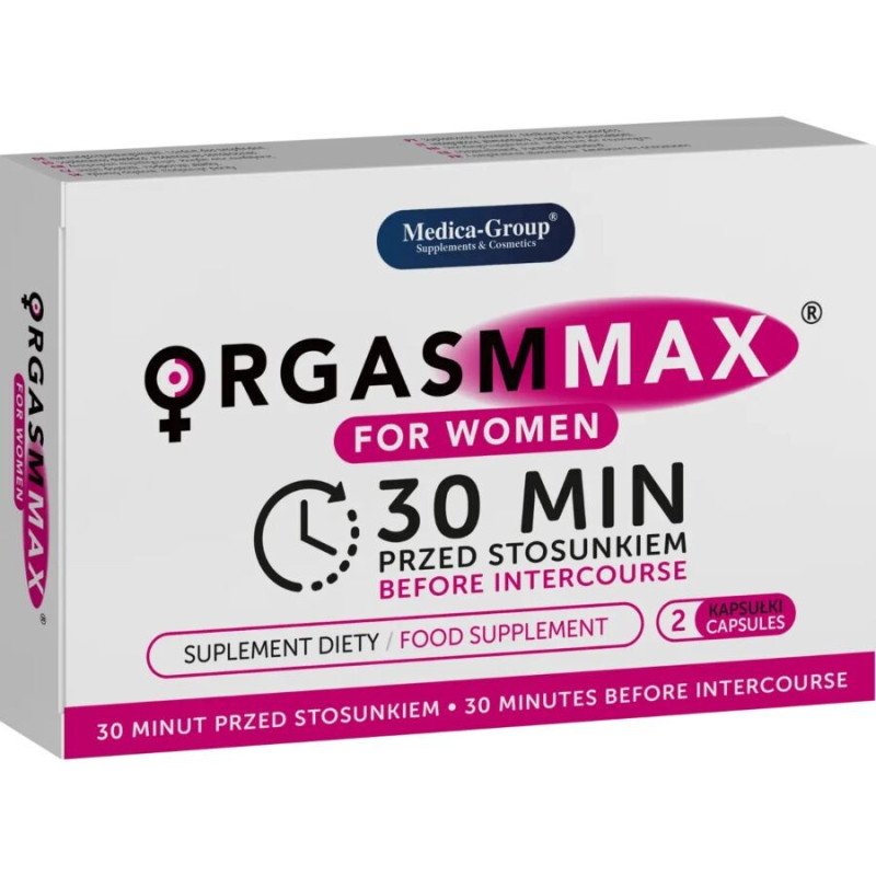 GRUPO MEDICA - ORGASM MAX PARA MUJERES 2 CÁPSULAS