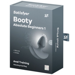 SATISFYER - PRINCIPIANTES ABSOLUTOS VIBRADOR ANAL DE 1 TAPÓN