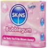 SKINS - PAQUETE DE 4 CONDONES PREMIUM CON SABOR A CHICLE