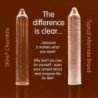 SKINS - PAQUETE DE 8 CONDONES PREMIUM SABOR CHOCOLATE