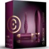 CLIMAXIMUM - KIT DE ATREVIMIENTO VIBRADOR RETORCIDO + TAPÓN ANAL PARA PRINCIPIANTES