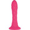 SILEXD - DILDO DE ENSUEÑO FANTASÍA LÍQUIDO DE SILICONA TERMOREACTIVA FUCSIA 18,5 CM