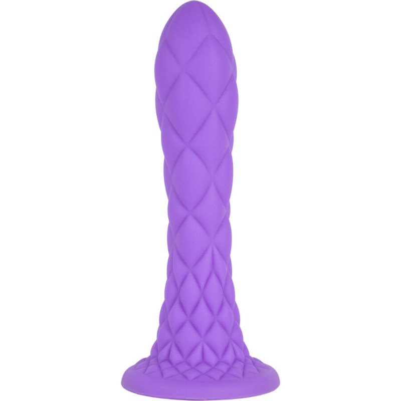 SILEXD - DILDO DE ENSUEÑO FANTASÍA LÍQUIDO DE SILICONA TERMOREACTIVA VIOLETA 18,5 CM
