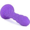 SILEXD - DILDO DE ENSUEÑO FANTASÍA LÍQUIDO DE SILICONA TERMOREACTIVA VIOLETA 18,5 CM