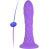 SILEXD - DILDO DE ENSUEÑO FANTASÍA LÍQUIDO DE SILICONA TERMOREACTIVA VIOLETA 18,5 CM