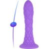 SILEXD - DILDO DE ENSUEÑO FANTASÍA LÍQUIDO DE SILICONA TERMOREACTIVA VIOLETA 18,5 CM