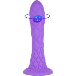 SILEXD - DILDO DE ENSUEÑO FANTASÍA LÍQUIDO DE SILICONA TERMOREACTIVA VIOLETA 18,5 CM