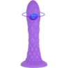 SILEXD - DILDO DE ENSUEÑO FANTASÍA LÍQUIDO DE SILICONA TERMOREACTIVA VIOLETA 18,5 CM