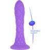 SILEXD - DILDO DE ENSUEÑO FANTASÍA LÍQUIDO DE SILICONA TERMOREACTIVA VIOLETA 18,5 CM