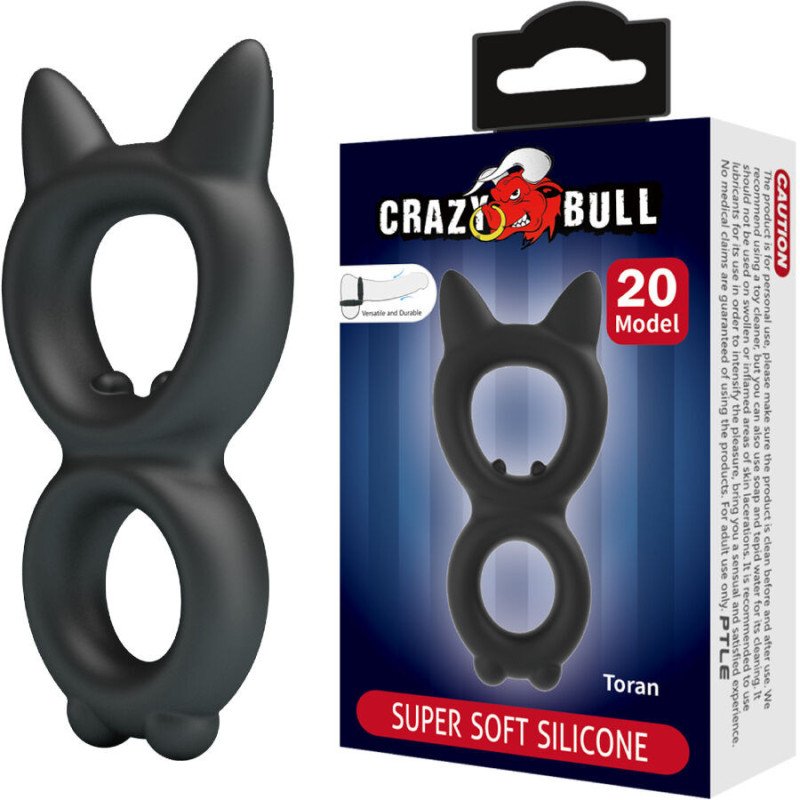 CRAZY BULL - TORAN ANILLO DOBLE DE SILICONA MODELO 20