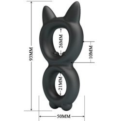 CRAZY BULL - TORAN ANILLO DOBLE DE SILICONA MODELO 20