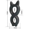 CRAZY BULL - TORAN ANILLO DOBLE DE SILICONA MODELO 20