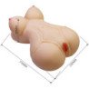 CRAZY BULL - DIANA TORSO FEMENINO REALISTA VAGINA Y ANAL 5 KG