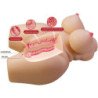 CRAZY BULL - GRACE TORSO FEMENINO REALISTA VAGINA Y ANO 7,5 KG