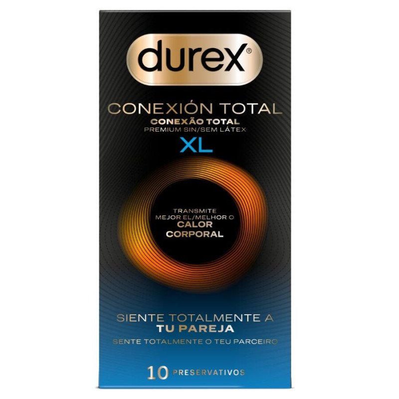 DUREX - TOTAL CONNECTION XL ULTRA FINE PLUS SIN LÁTEX 10 UNIDADES