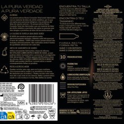 DUREX - TOTAL CONNECTION XL ULTRA FINE PLUS SIN LÁTEX 10 UNIDADES