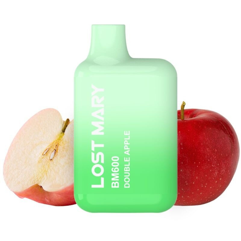 LOST MARY - VAPORIZADOR DE NICOTINA BM600 2% DESECHABLE DOBLE MANZANA