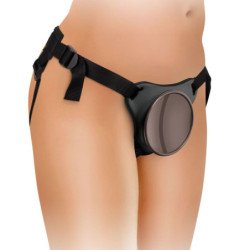 PASSION - CONJUNTO DE SUJETADOR + TANGA ANUVERA NEGRO S/M