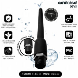 JUGUETES PARA ADICTOS - LIMPIADOR ANAL CON ADAPTADOR UNIVERSAL MODELO 1