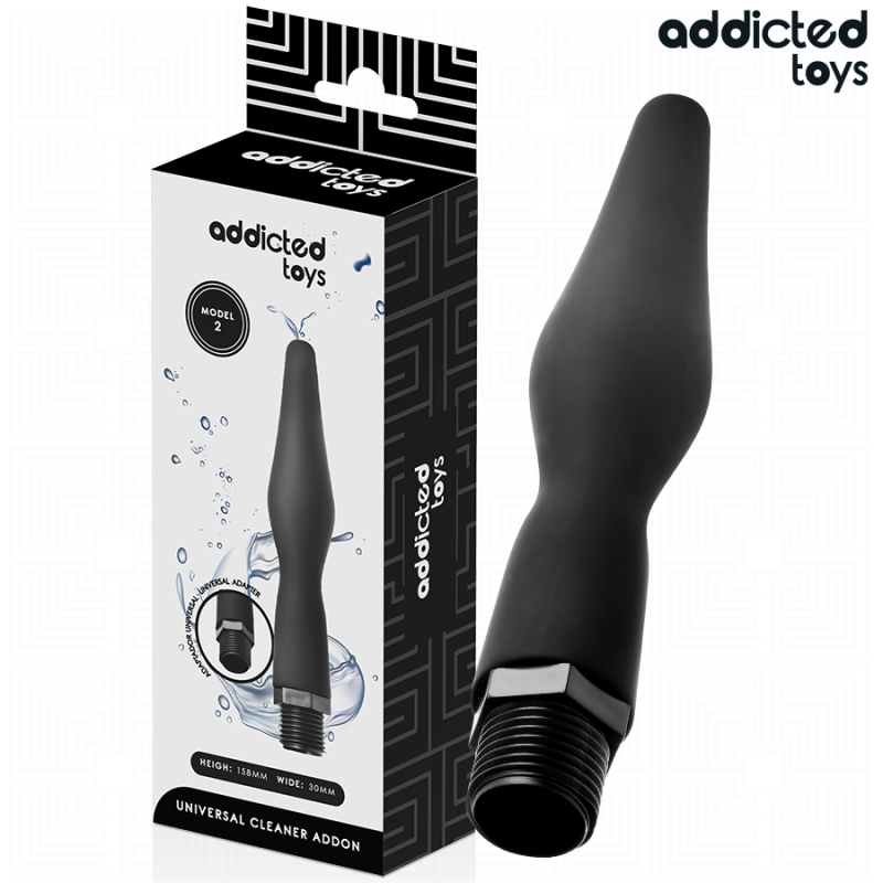 JUGUETES PARA ADICTOS - LIMPIADOR ANAL CON ADAPTADOR UNIVERSAL MODELO 2