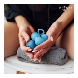 INTENSE - KIT DE BOLAS DE KEGEL CHARLI AZUL OCÉANO