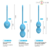 INTENSE - KIT DE BOLAS DE KEGEL CHARLI AZUL OCÉANO