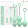 INTENSO - KIT DE BOLAS DE KEGEL CHARLI VERDE JADE CLARO