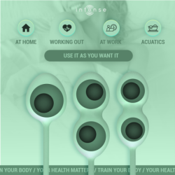 INTENSO - KIT DE BOLAS DE KEGEL CHARLI VERDE JADE CLARO