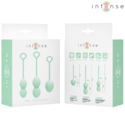 INTENSO - KIT DE BOLAS DE KEGEL CHARLI VERDE JADE CLARO