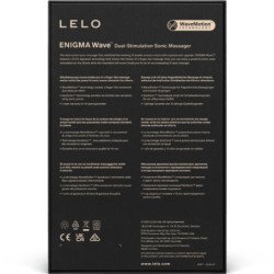 LELO - MASAJEADOR DE TRIPLE VIBRACIÓN ENIGMA WAVE NEGRO