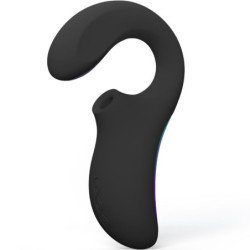 LELO - VIBRADOR SÓNICO DOBLE ENIGMA PUNTO G NEGRO