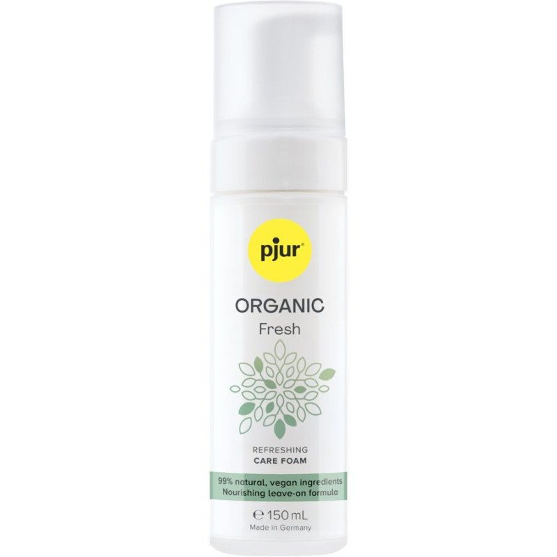 PJUR - ESPUMA REFRESCANTE ORGÁNICA FRESCA VEGANA SIN ENJUAGUE 150 ML