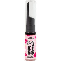 SECRETPLAY - FLIRTY KISS GELES CON EFECTOS SEXO ORAL FRESA & MENTA 2 x 8 GR