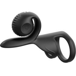 Anillo para parejas SNAIL VIBE - JOVI con control remoto, color negro.
