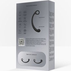 SNAIL VIBE - VARITA DE MASAJE VIBRATORIA AXI NEGRA