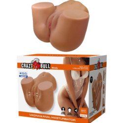 CRAZY BULL - WENDY TRASERO FEMENINO REALISTA VIBRADOR & SUCCIONADOR CON SONIDO 11 KG