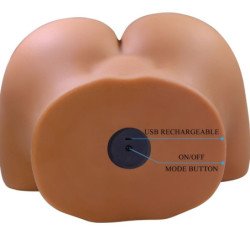 CRAZY BULL - WENDY VIBRADOR Y SUCTOR DE GLÚTEOS FEMENINO REALISTA CON SONIDO 11 KG